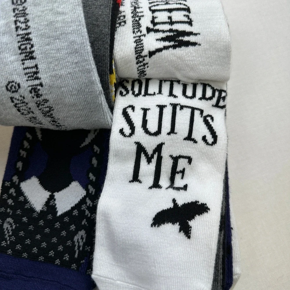 Wednesday Low Cut Socks 10 Pairs Girls Gothic Graphic‎ 4-10